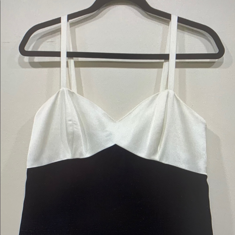 Liz Claiborne Black and White Maxi Dress